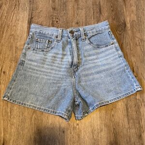 Levi's Light Blue Jean Shorts for Women